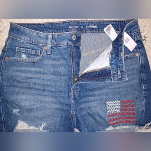 NWT High-Rise OG Fit Denim Shorts